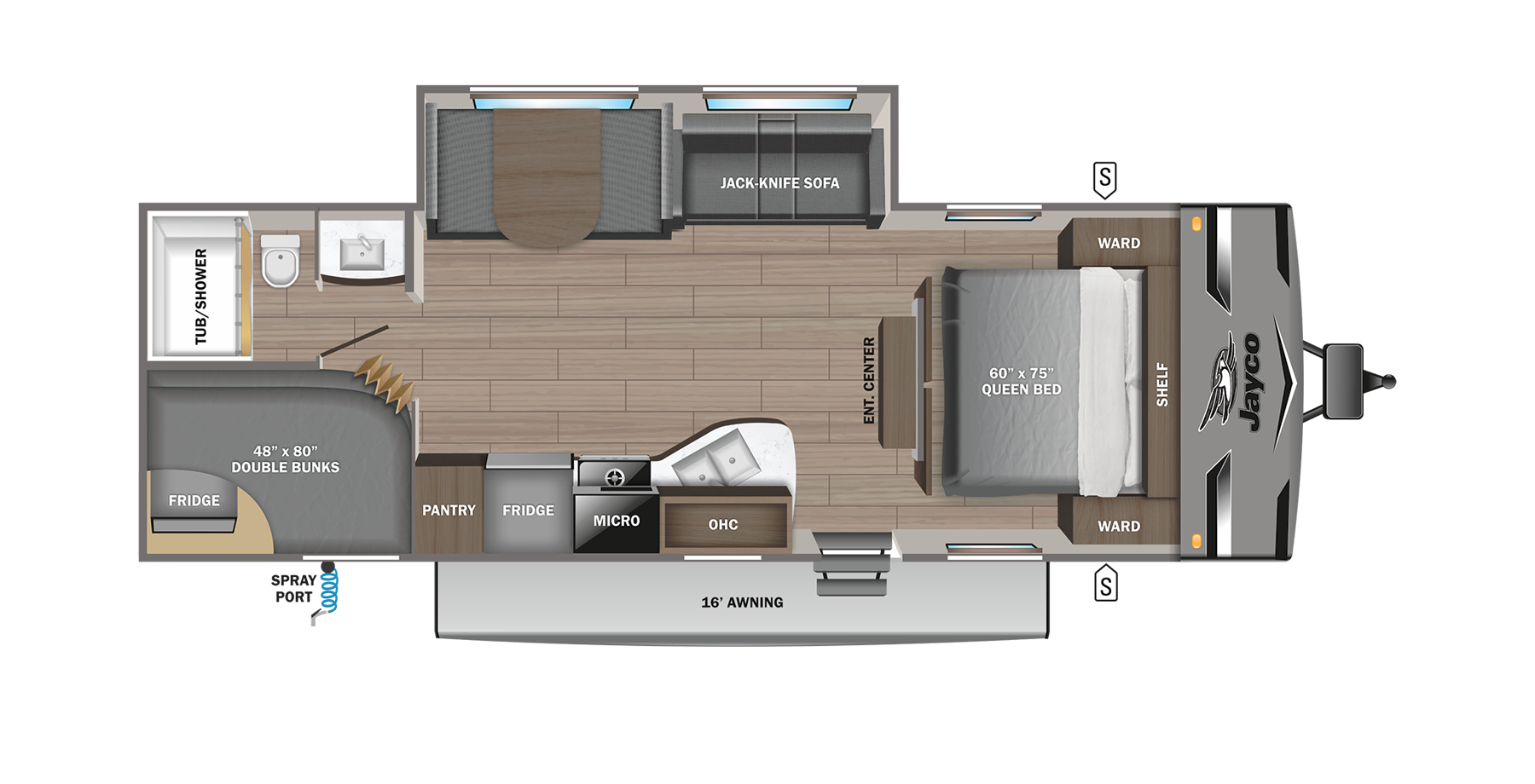 2024 JAYCO JAY FLIGHT 267BHSW